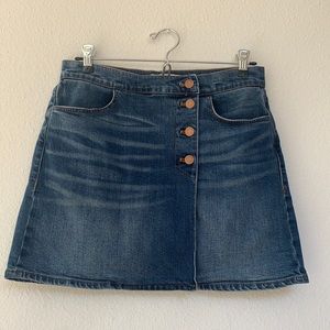 Madewell split miniskirt